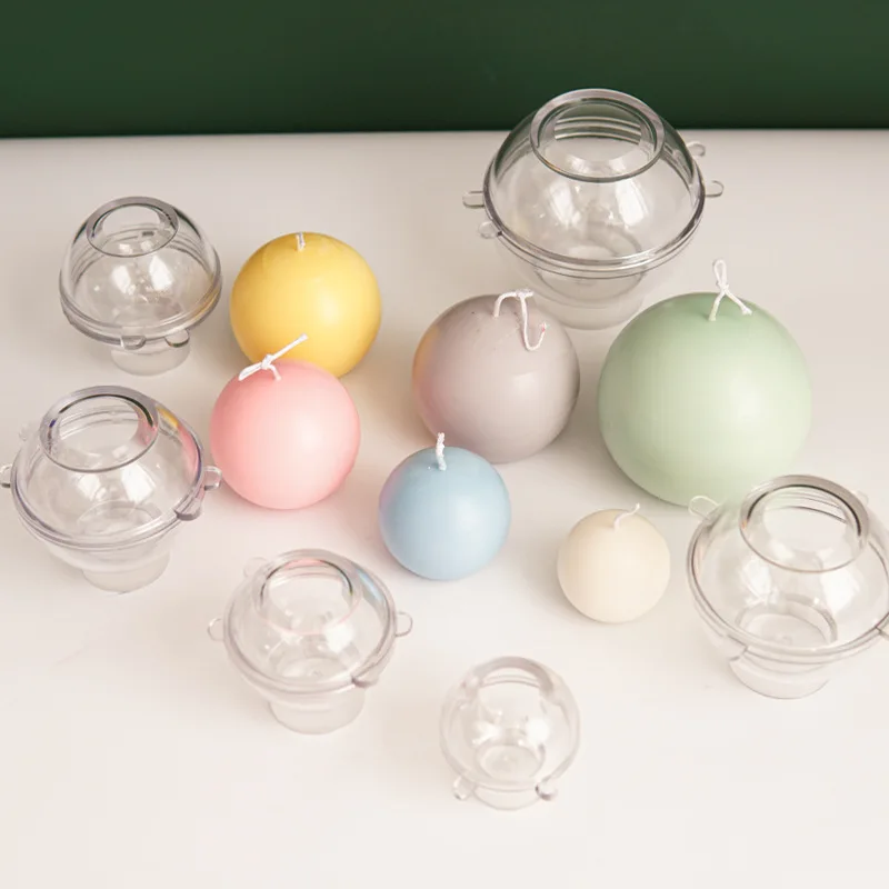 Candle Making Supplies For Beginners - Moule en plastique pour bougie sphérique
