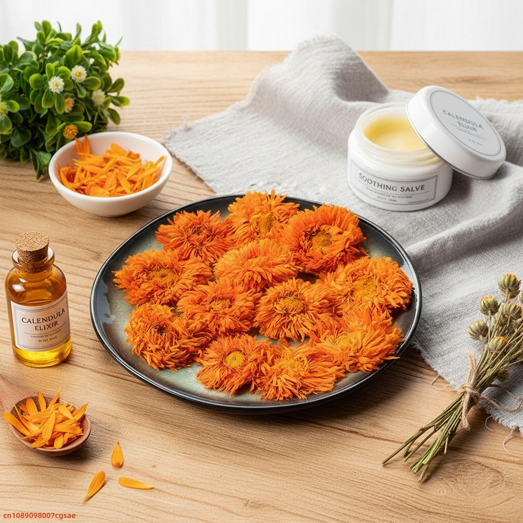 Candle Fragrance Supplies - Pétales de calendula séchés, fleurs de