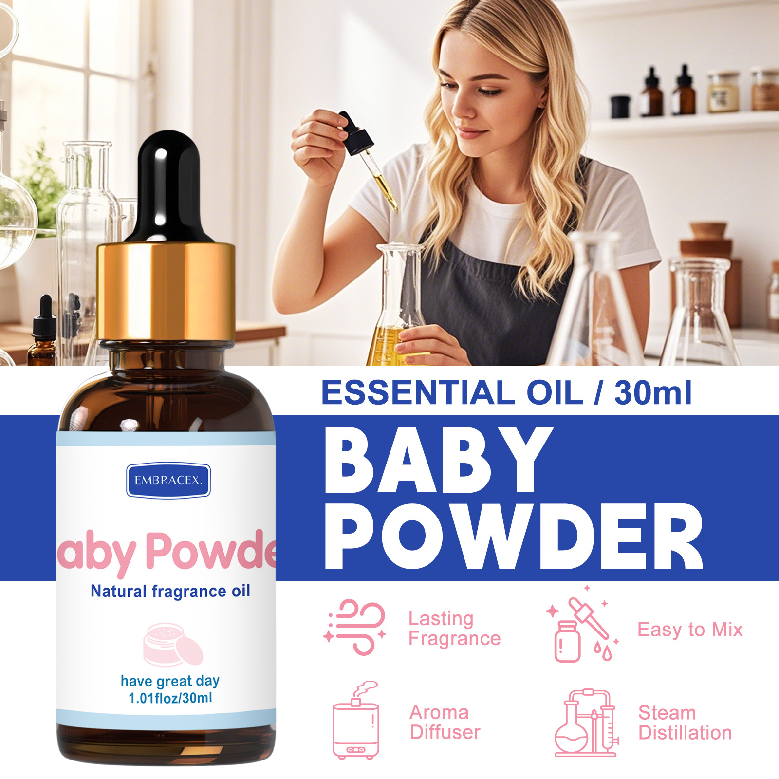 Huiles parfumées pour poudre p - Candle Fragrance Supplies avis et prix